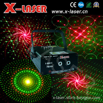 X-Laser Red and Green Eight Graphics Kaleidoscope Laser Light/Home Laser Light Show